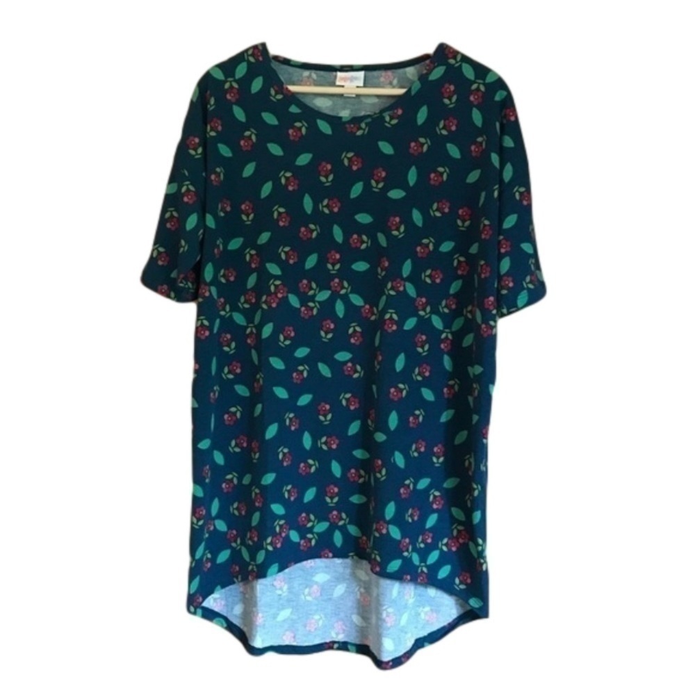 𝅺LULAROE Irma retired floral print tunic top dress size small